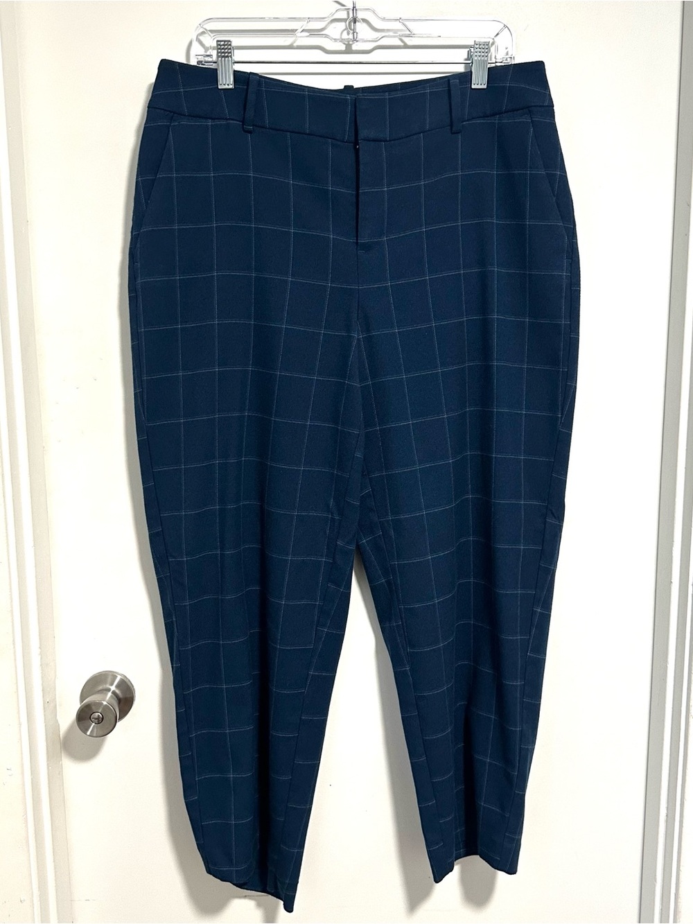 a new day Navy Windowpane Dress Pants